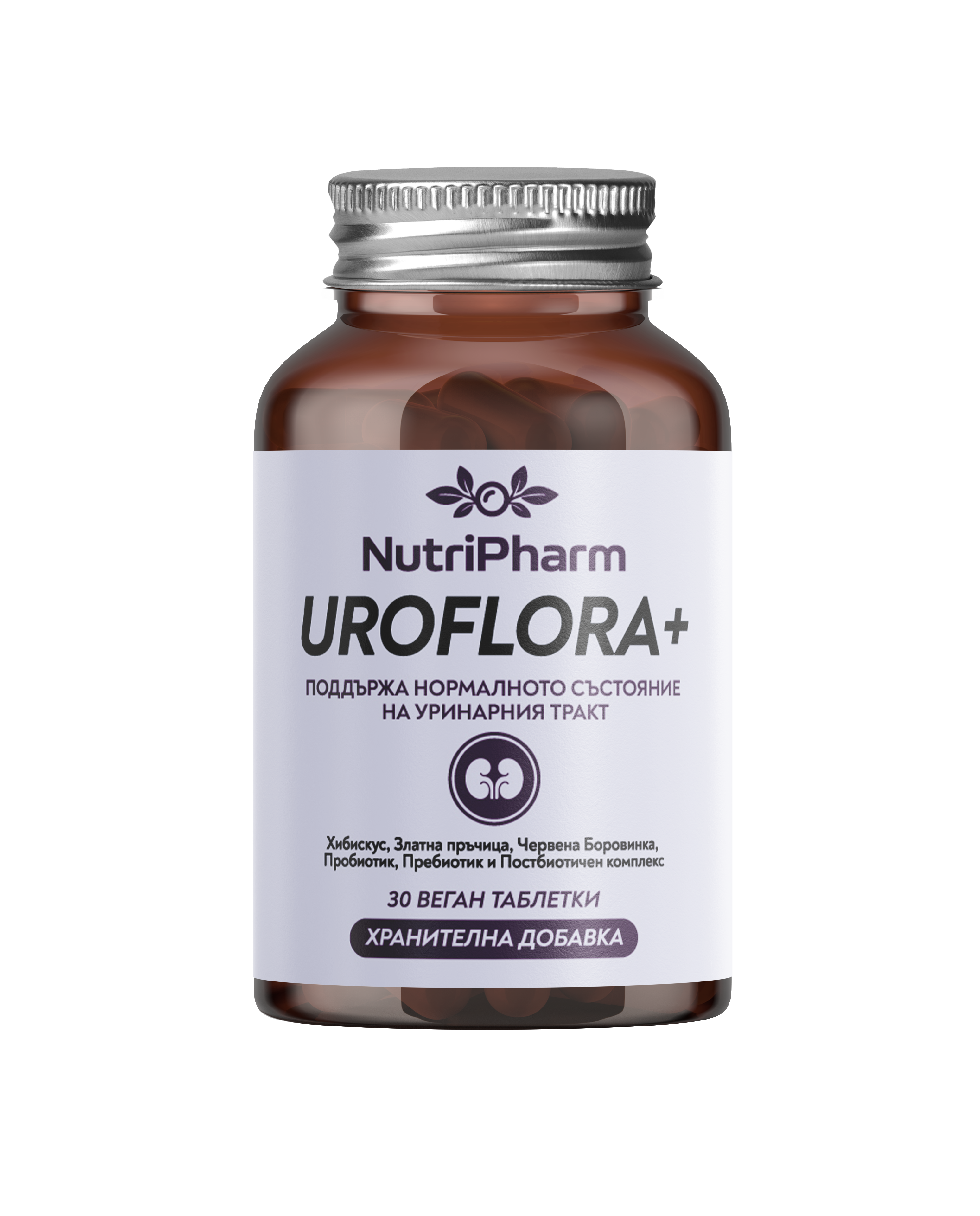 Опаковка на Nutri Pharm UROFLORA+